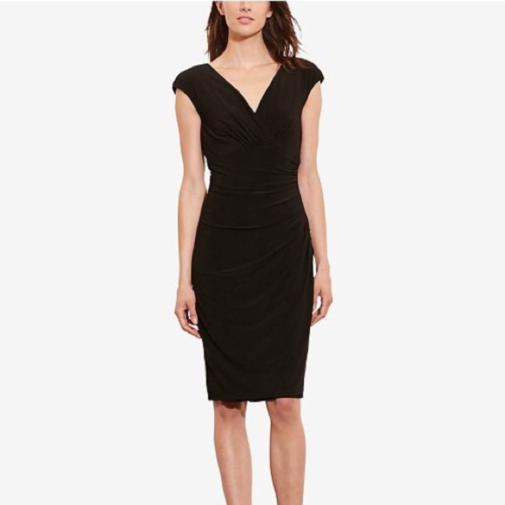 👗 Lauren Ralph Lauren Cap-Sleeve Jersey Dress 👗